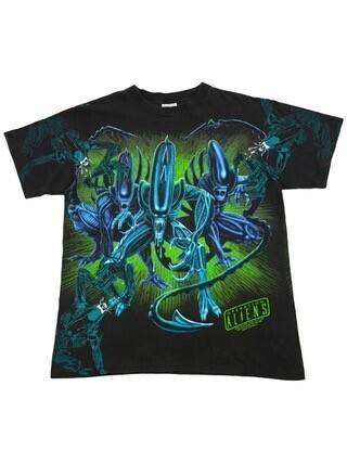 vintage 90's WILD OATS ''OPERATION ALIENS'' ムービーTシャツ
