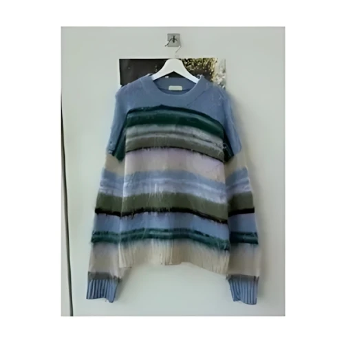 ASCLO 2 Low Multi Border Shaggy Knit