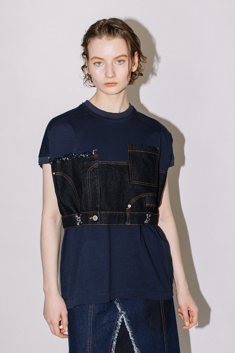 AULA AILA Denim Combination Shirt