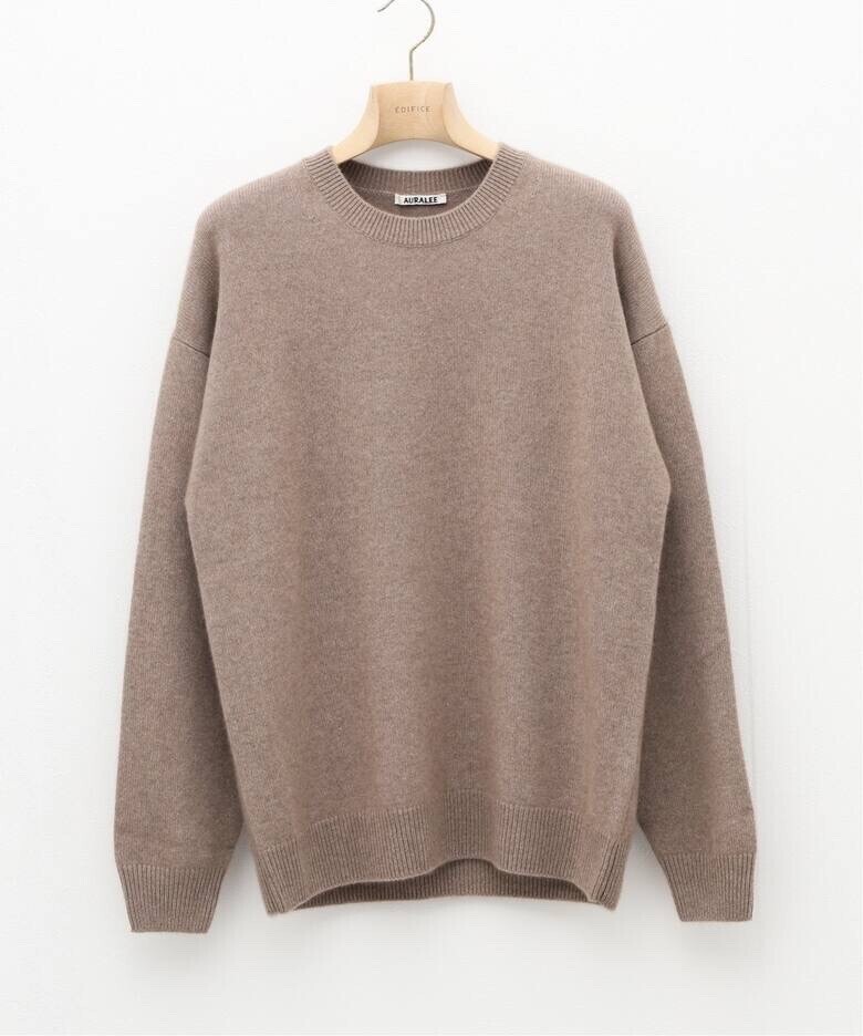 AURALEE BABY CASHMERE KNIT P/O
