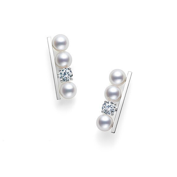 TASAKI バランス ダイヤモンド ソロ イヤリング