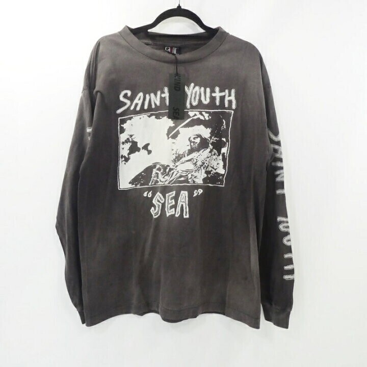 SAINT MICHAEL | セントマイケル ×WIND AND SEA ヴィンテージ加工 STM X WS LS TEE