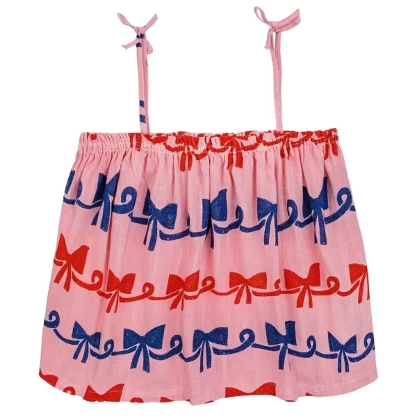 Bobo Choses RIBBON BOW ALL OVER TANK TOP