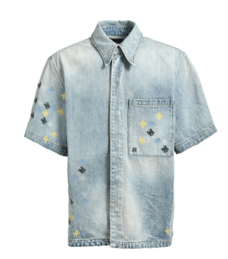 AMIRI MA QUAD EMBROIDERED SHIRT