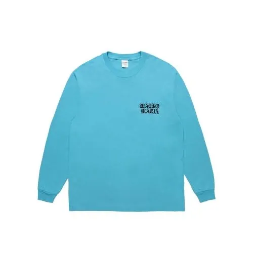 WACKO MARIA WASHED HEAVY WEIGHT CREW NECK LONG SLEEVE T-SHIRT