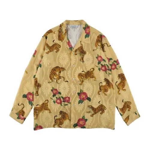 NIPOALOHA SILK LONG SLEEVE ALOHA SHIRT