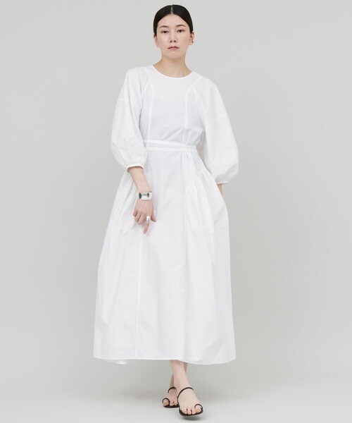 Curensology 2WAYコットンリネンドレス