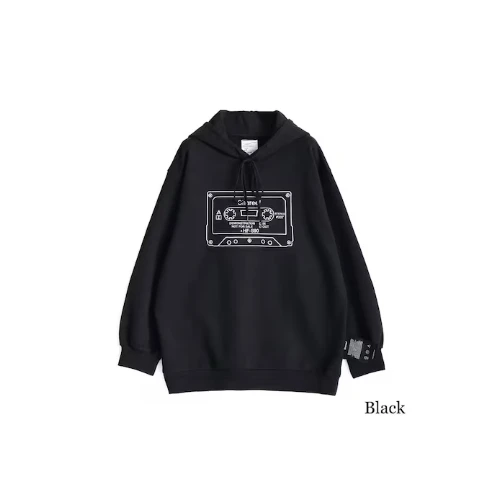 SHAREEF "CASSETTE TAPE"emb. BIG HOODIE