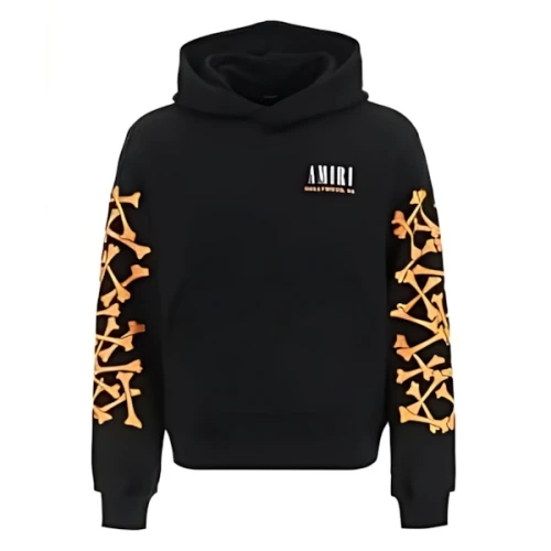 AMIRI ボーンズモチーフ ロングスリーブ フーディ