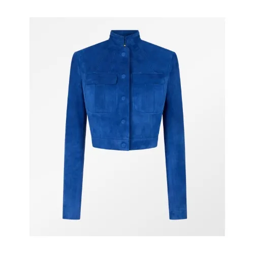 TOM FORD Soft Lamb Suede Crop Jacket