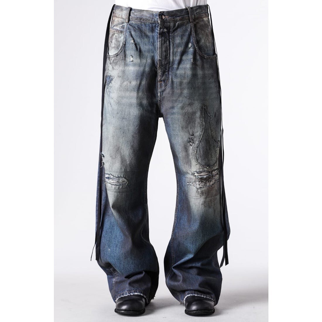 Ann Demeulemeester OLAN 5-POCKETS HIGH COMFORT TROUSERS （Vintage Blue）