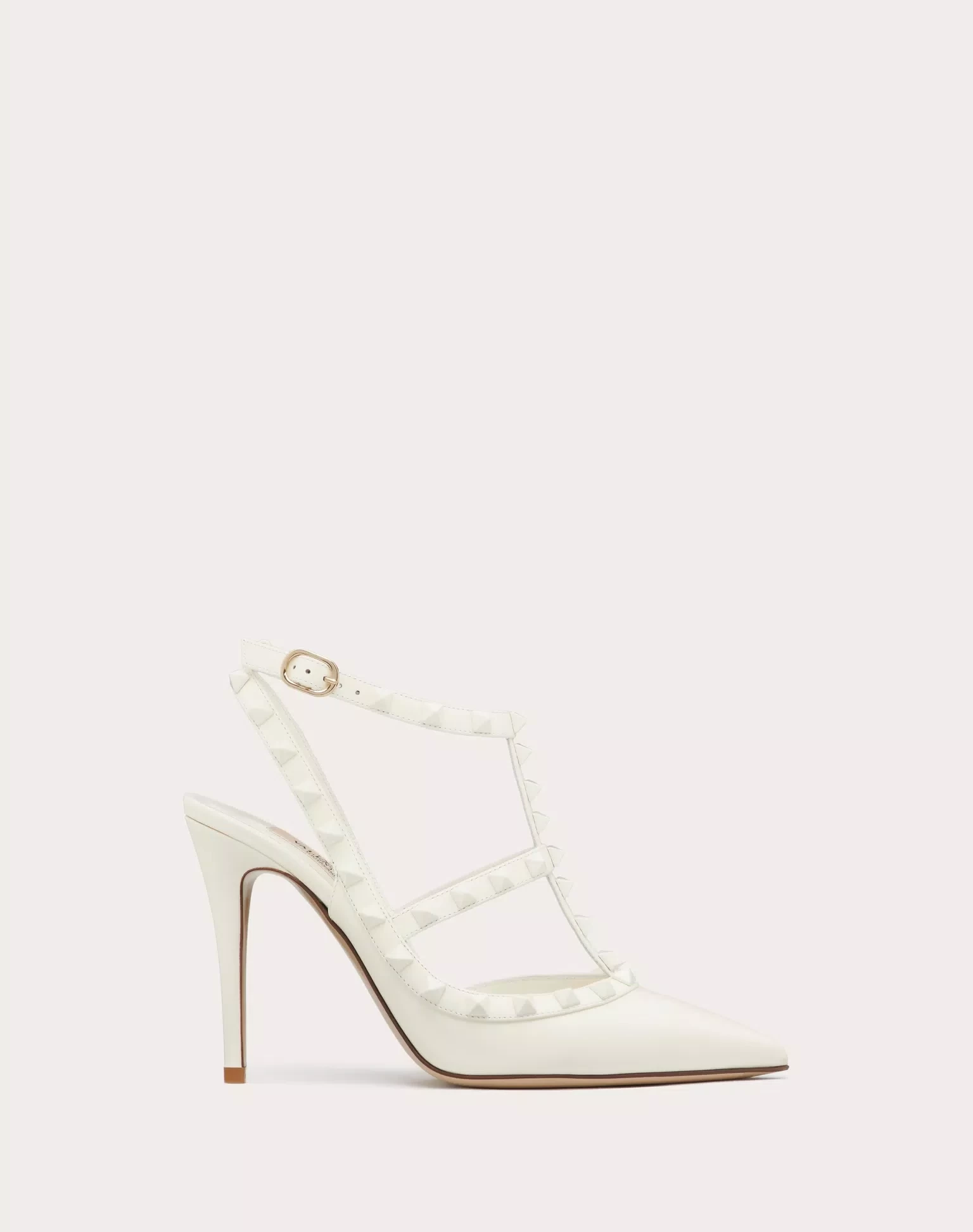 VALENTINO GARAVANI ロックスタッズ アンクルストラップ パンプス 100MM