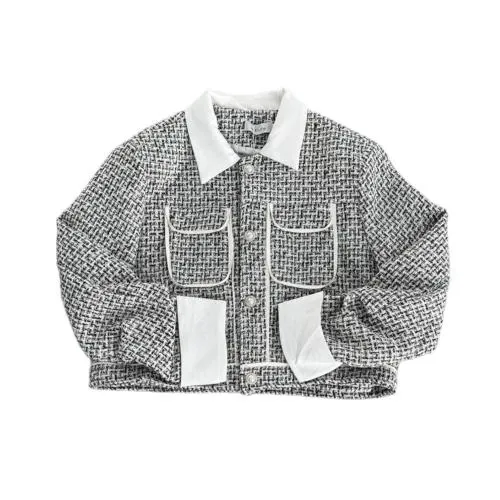 ALUDE SELECT white tweed jacket