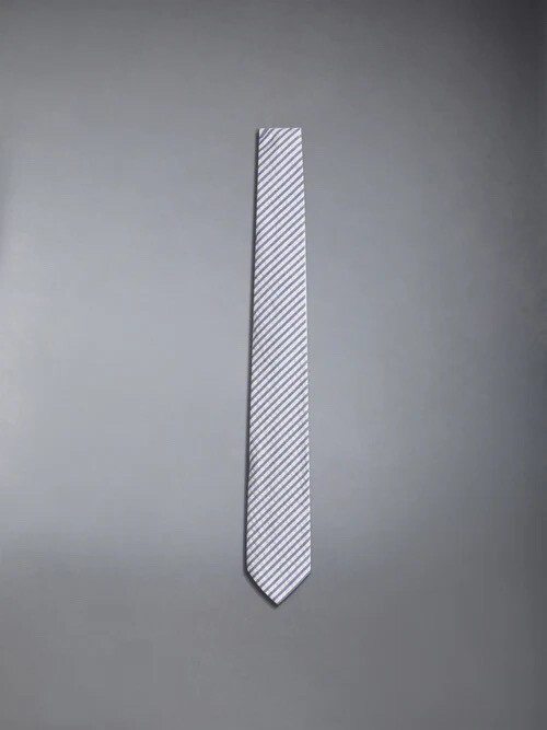 THOM BROWNE. NEW YORK シアサッカー クラシック ネクタイ