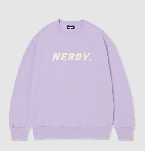 NERDY ビッグロゴスウェットシャツ ライト