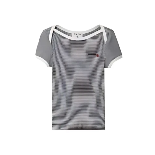 MIU MIU × PETIT BATEAU ストライプ Tシャツ