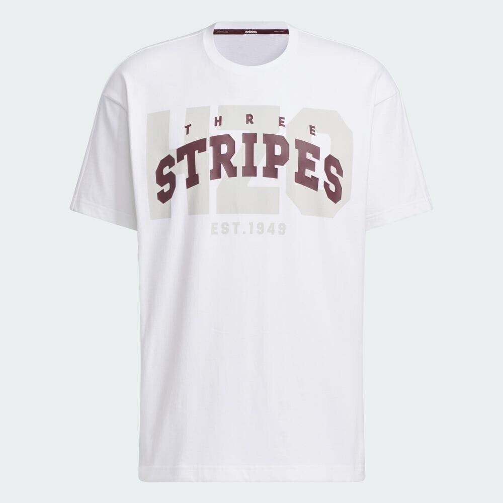 adidas カレッジ パック ルーズフィット シングルジャージー半袖Tシャツ