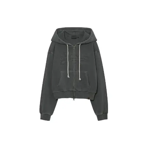 SUPERDRY W applique logo hooded sweatshirt