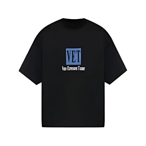 VETEMENTS VET CROPPED CROPPED BOXY T-SHIRT