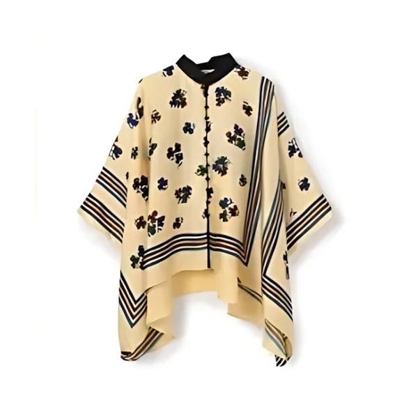 sacai プリントブラウス