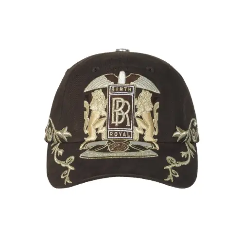 Birth Of Royal Child DOUBLE LION EMBROIDERED BASEBALL CAP