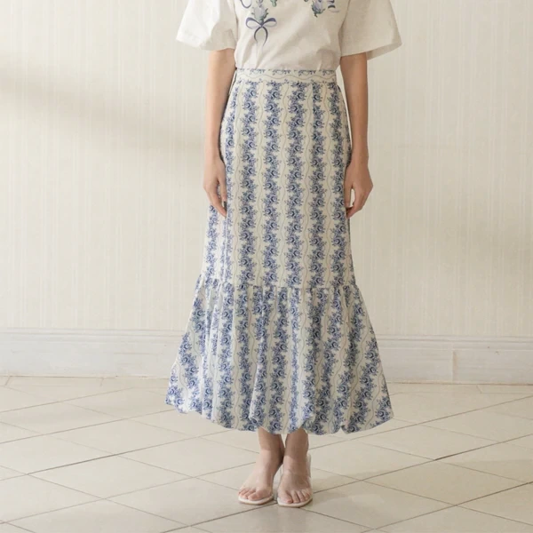 Cath Kidston バルーンマーメイドスカート Rose Pearl Miniature