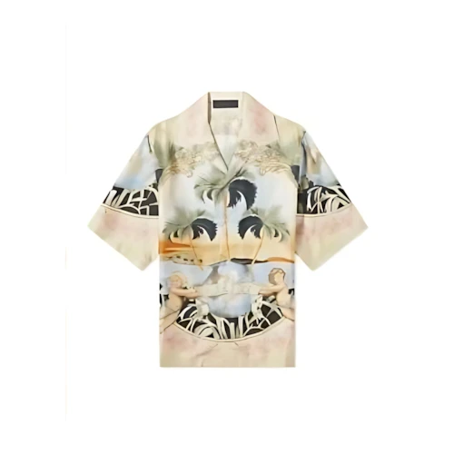AMIRI Silk Cherub Vacation Shirt
