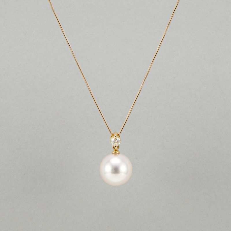 Pearl for Life オーロラ花珠真珠 ペンダント
