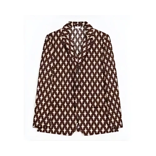 DRIES VAN NOTEN Slim cotton blazer
