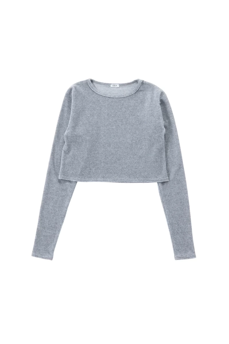SEA "2K" VELOUR SHORT L/S TEE