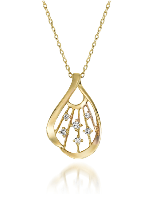 STAR JEWELRY DIAMOND PETAL VEINS