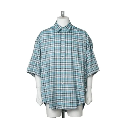 Acne Studios SETAR SS FLUID CHECK FLANNEL