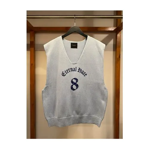 Taiga Igari Flocky Print Knit Vest