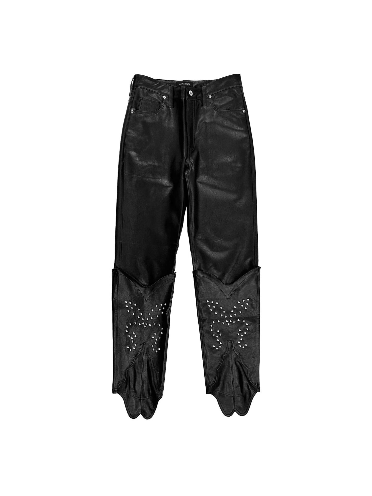 JUNTAE KIM Western Boot Pants - AW25 - BLACK