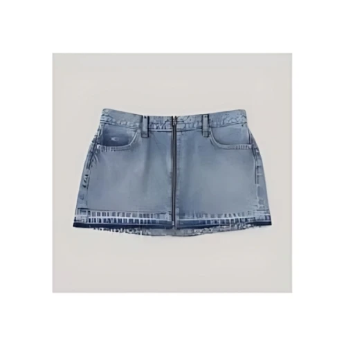 Tommy Jeans ジップローウエストミニデニムスカート