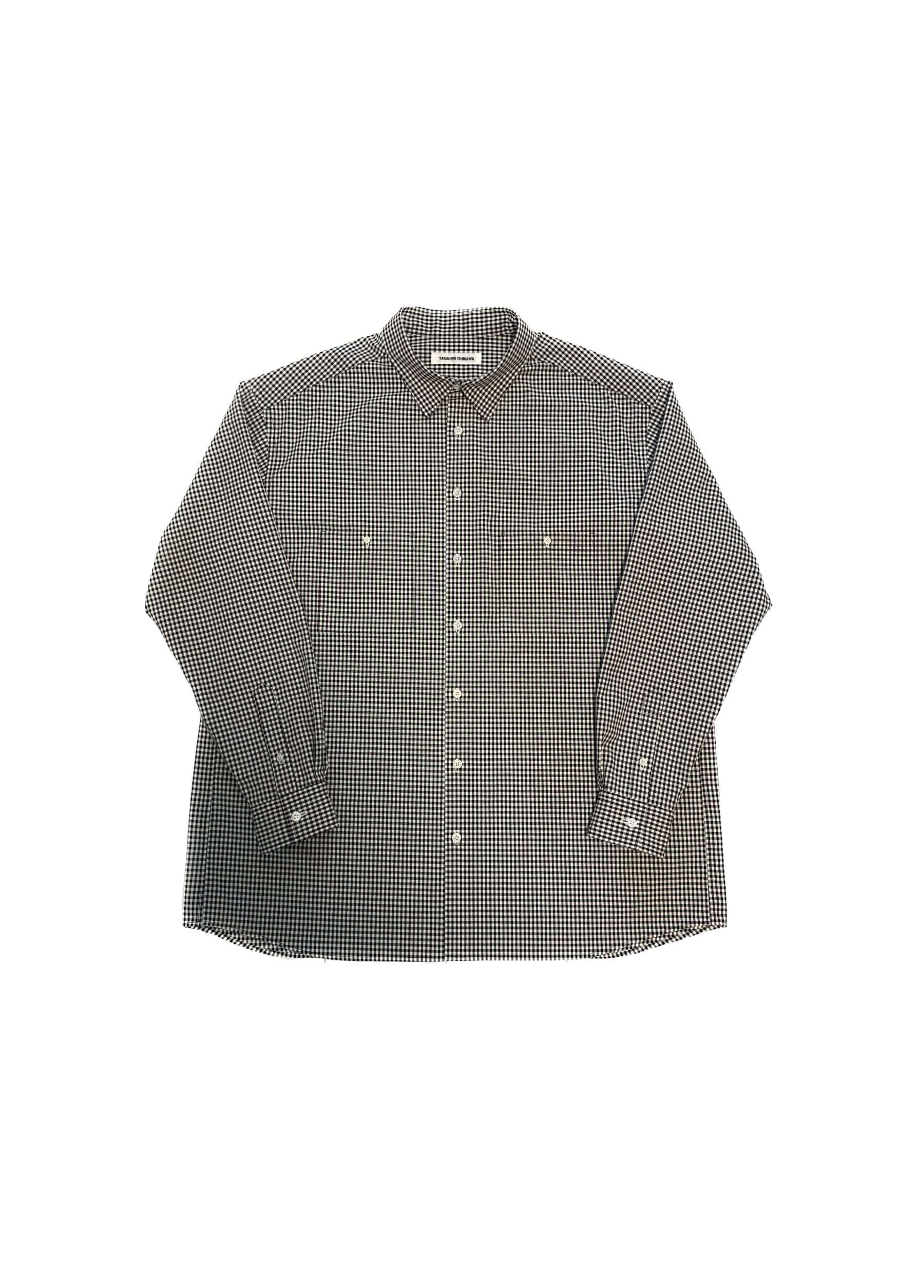 TAKAHIRO ISHIKAWA Gingham check big shirt
