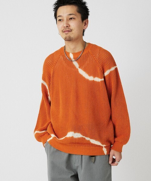 JOURNAL STANDARD relume CALIFORNIA ループメッシュ クルーネックニット