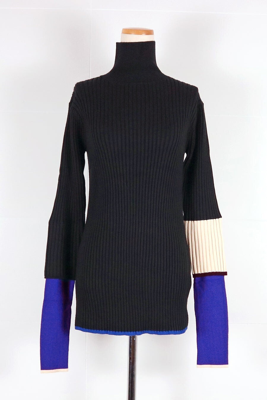 AULA AILA BI-COLOR SLEEVE RIB INNER