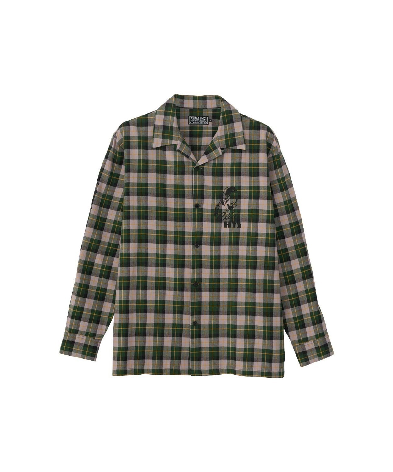 HYSTERIC GLAMOUR CLUB HYSTERIC オープンカラーシャツ