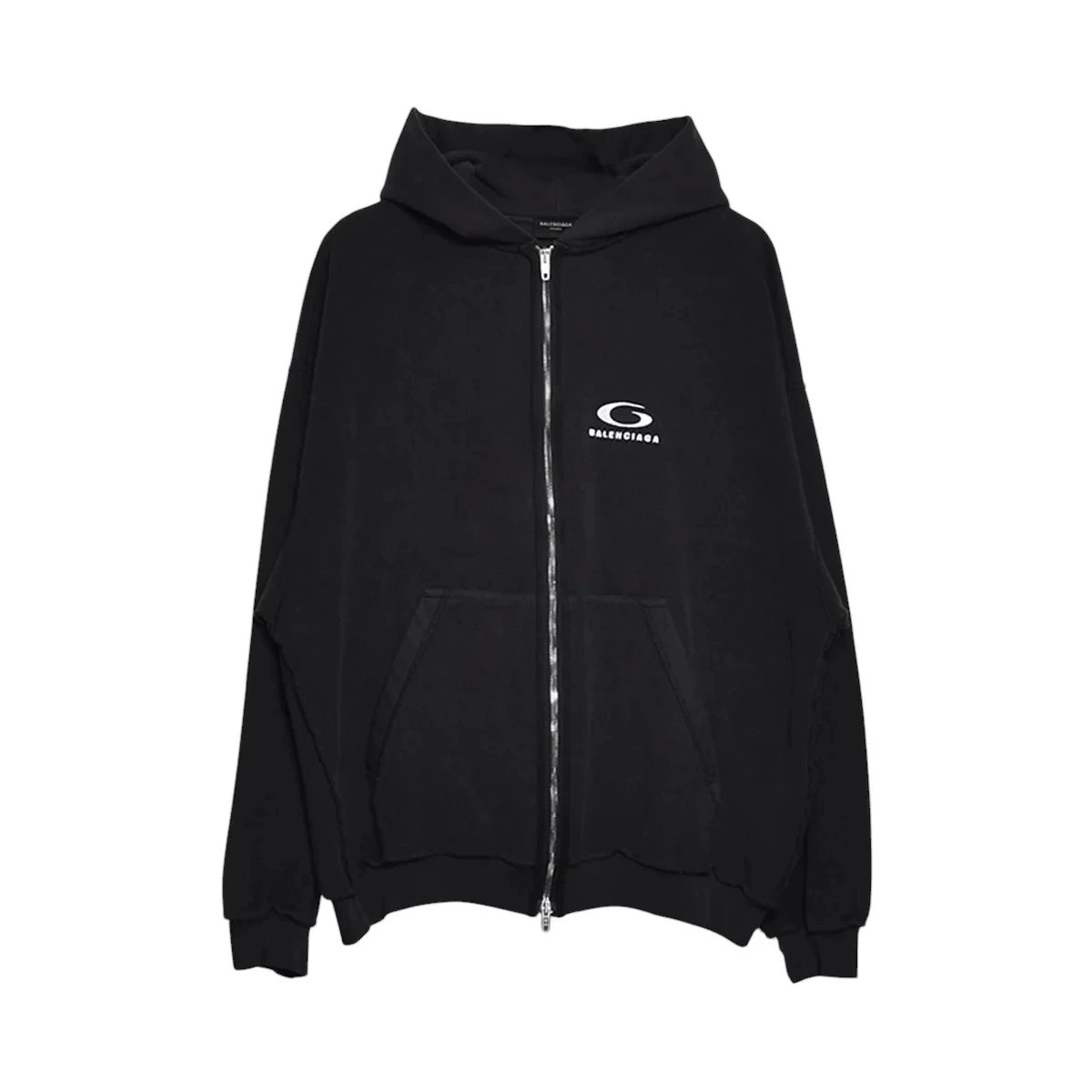 Balenciaga Inside Out Regular Zip-Up Hood