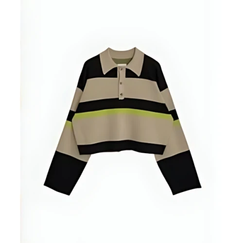 NOUNLESS MINI RUGGER KNIT SHIRTS