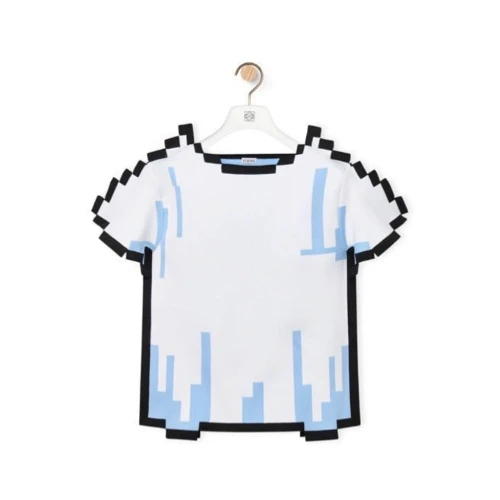 LOEWE ピクセレイテッド トップス（テクニカルニット）