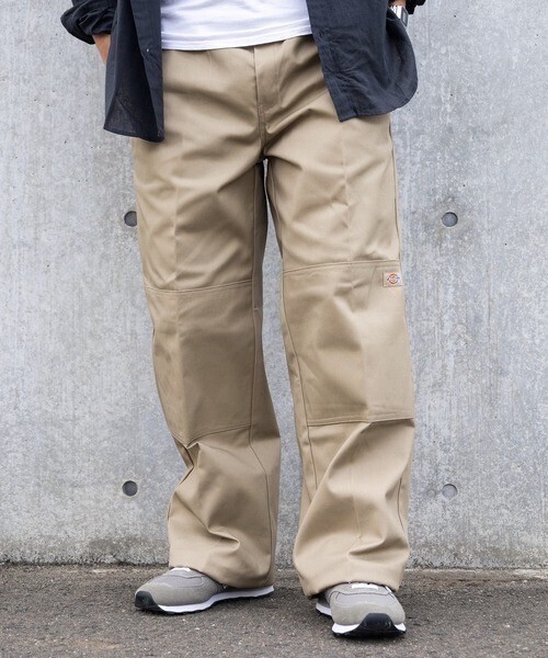 Dickies ダブルニー チノワークパンツ/TCツイル