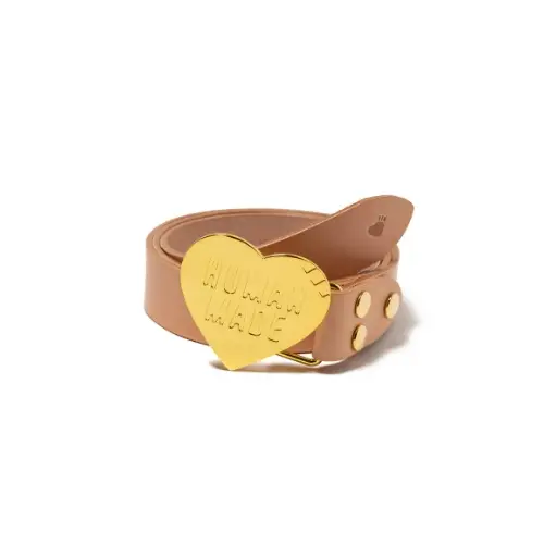 HUMAN MADE HEART LEATHER BELT