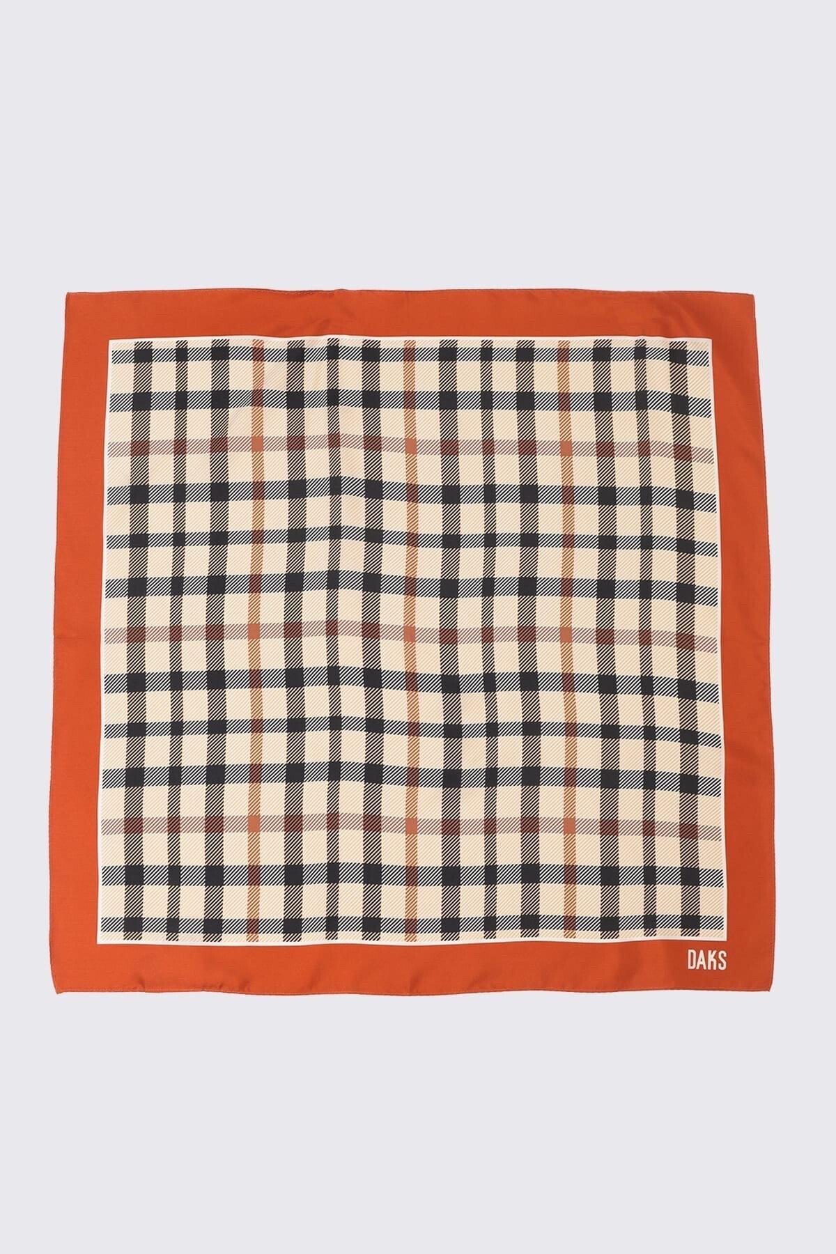 DAKS ハウスチェックシルクスカーフ