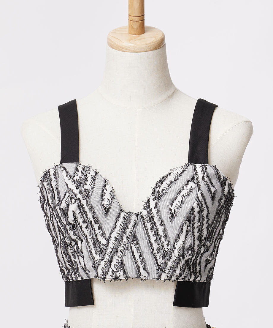 jesh Jacquard Bustier