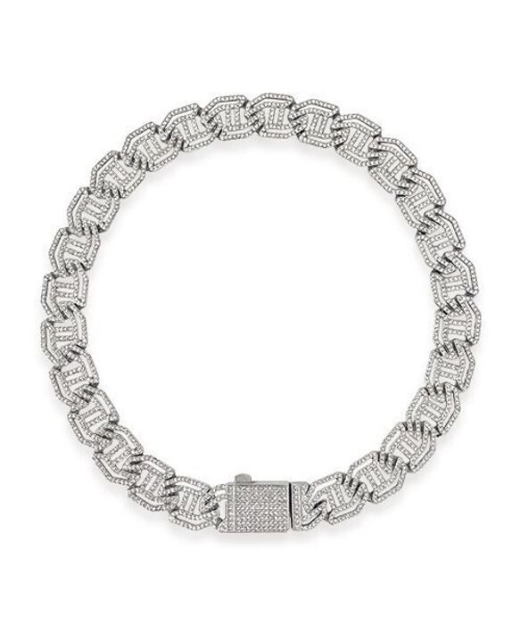 BLACKPURPLE Killing Stone Chain Necklace