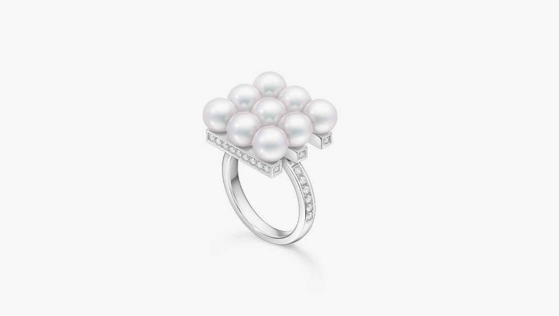 TASAKI バランス ビルド ダイヤモンド パヴェ リング