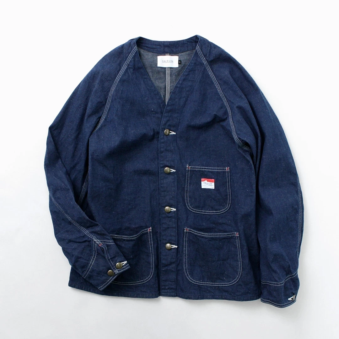 CAL O LINE 10oz ネップデニム エンジニア ジャケット