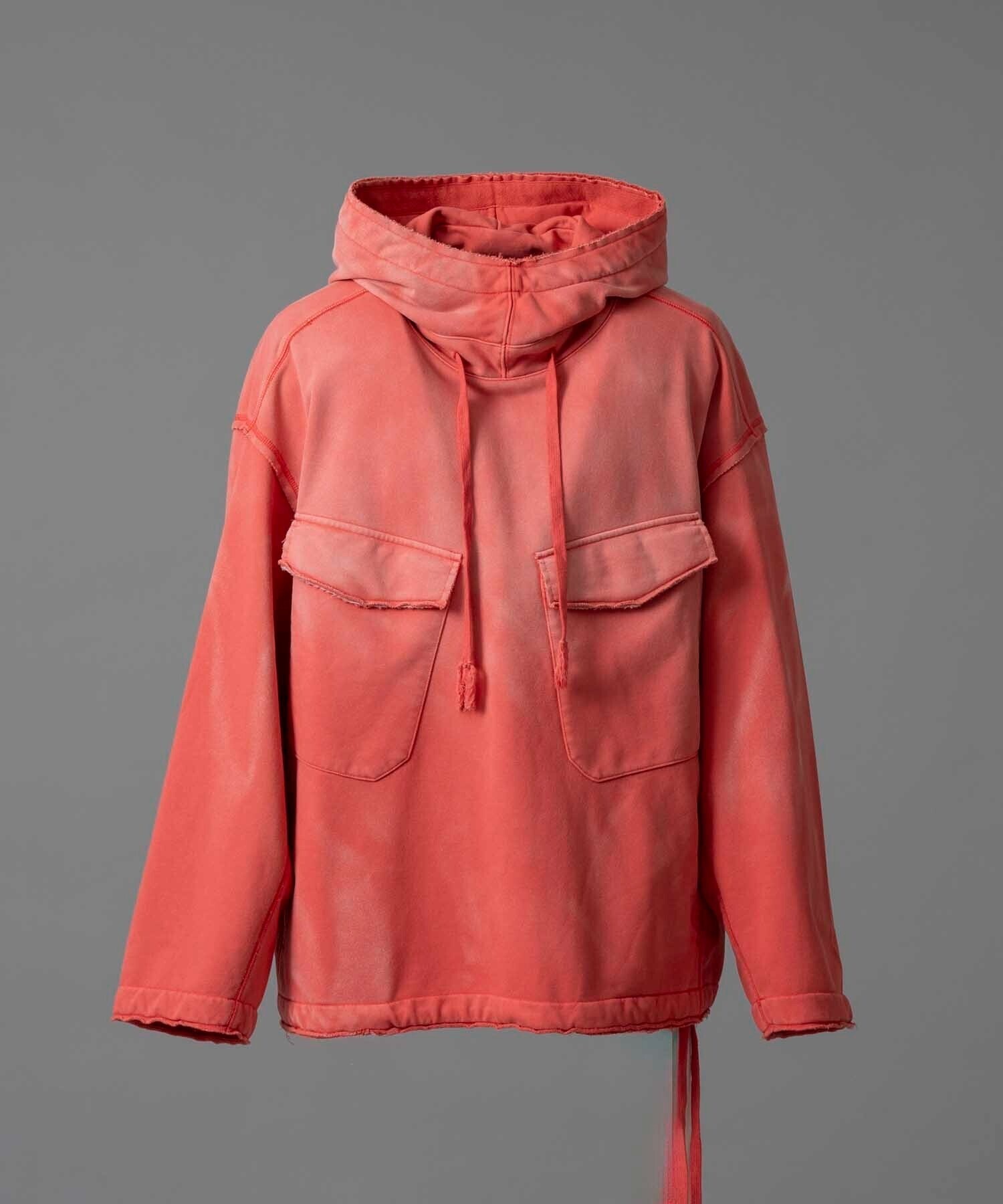 MAISON SPECIAL 《UNISEX》Sandblasting Sweat Prime-Over Salvage Parka